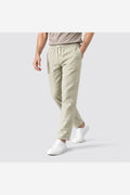 Men's Linen Look Trousers – Beige