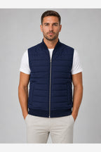 Men's Lightweight Quilted Gilet – Navy