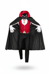 Men's Vampire Halloween Costume with Waistcoat, Cape and Bow Tie
