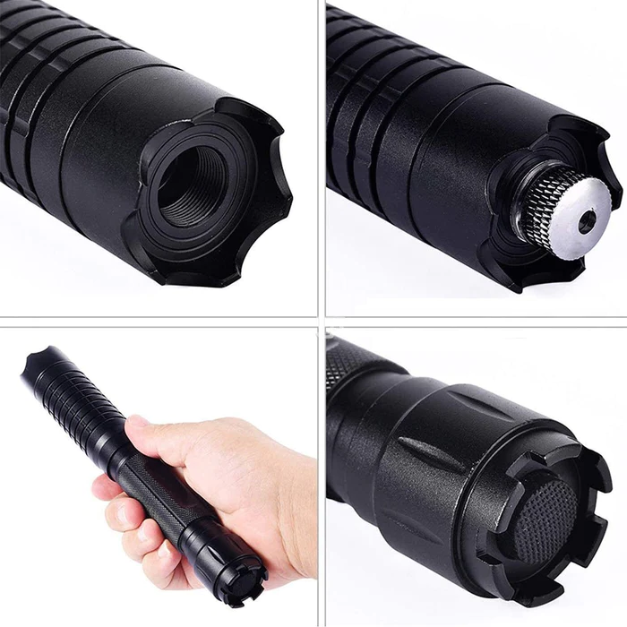 Torche laser tactique haute puissance – Allume-feu instantané efficace pour les aventures en plein air