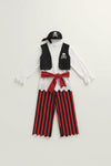 Children's Pirate Halloween Costume with Vest and Headband
