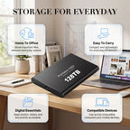 Portable External SSD 128TB Compact Storage Drive