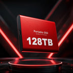 Portable External SSD 128TB Compact Storage Drive