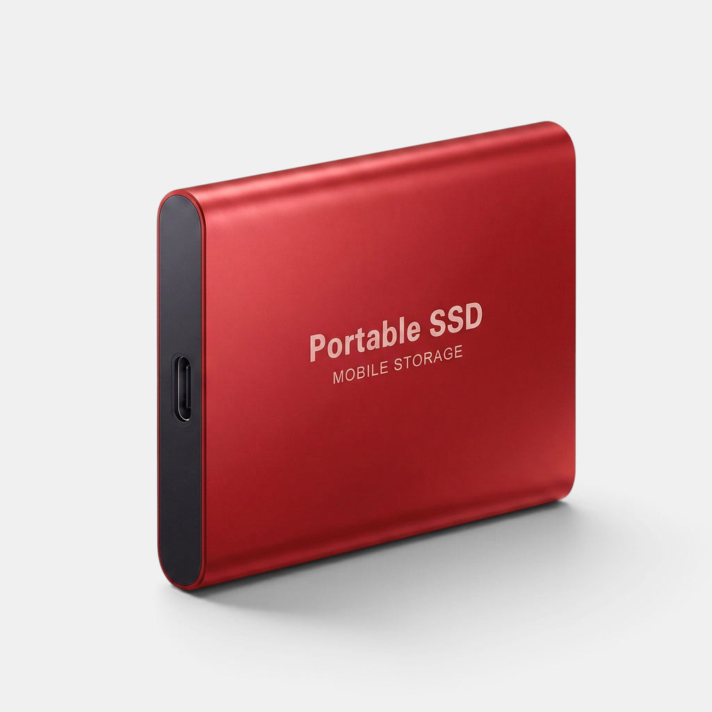 Portable SSD External Storage Drive with USB-C Port