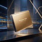 Portable SSD External Storage Drive with USB-C Port