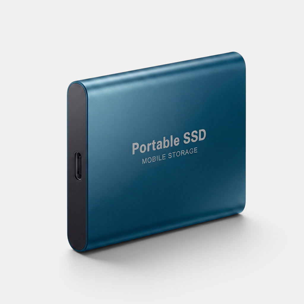 Portable SSD External Storage Drive with USB-C Port