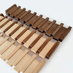 Portemanteau mural en bois inspiré d’un piano HarmonyCoat – Patère élégante pour organiser avec style couloir et entrée