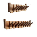 Portemanteau mural en bois inspiré d’un piano HarmonyCoat – Patère élégante pour organiser avec style couloir et entrée