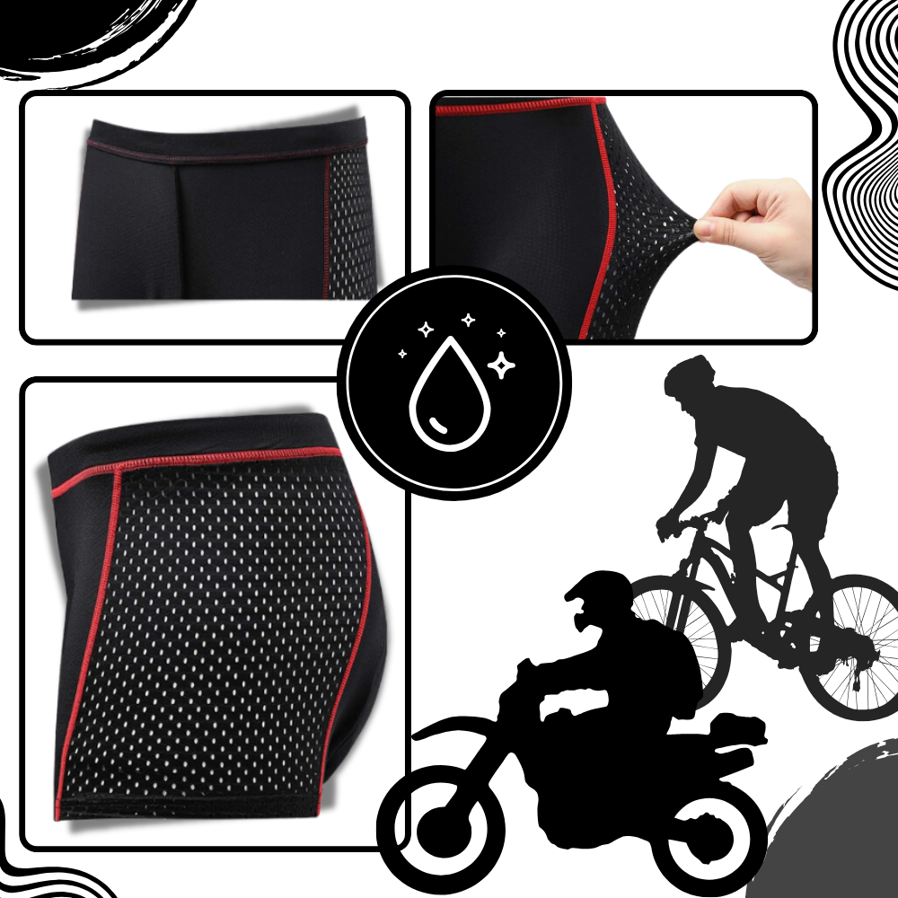 Cuissard de cyclisme rembourré sans coutures unisexe pour un confort ultime et une gestion optimale de l’humidité