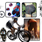 Cuissard de cyclisme rembourré sans coutures unisexe pour un confort ultime et une gestion optimale de l’humidité
