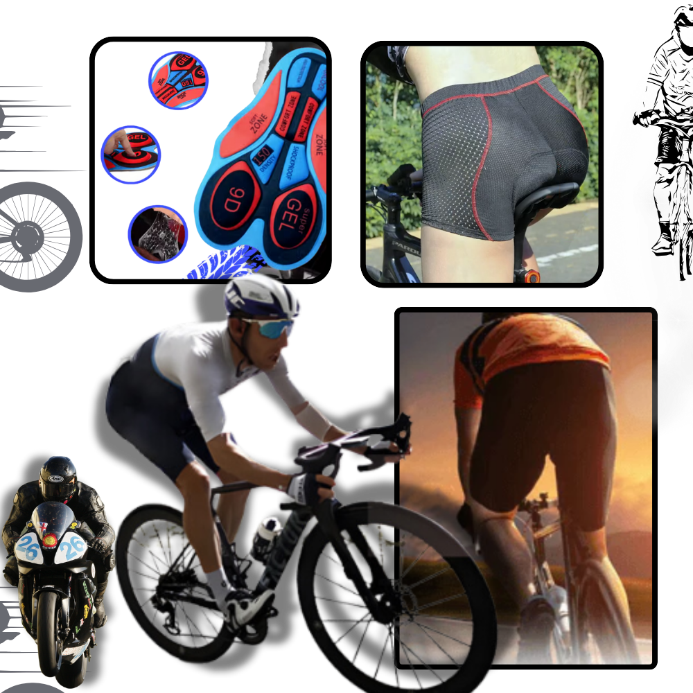 Cuissard de cyclisme rembourré sans coutures unisexe pour un confort ultime et une gestion optimale de l’humidité