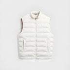 Gilet sans manches matelassé en duvet léger pour homme, pour une chaleur maximale et des superpositions polyvalentes
