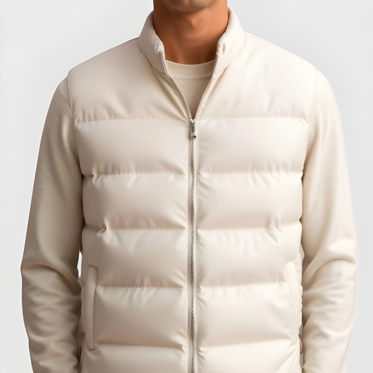 Gilet sans manches matelassé en duvet léger pour homme, pour une chaleur maximale et des superpositions polyvalentes