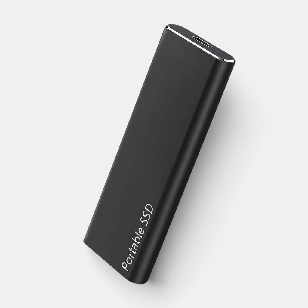 USB-C External SSD Portable Storage Device with USB-C Connection