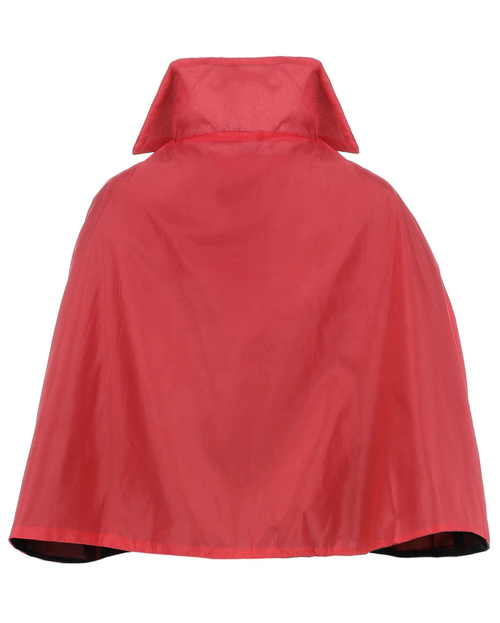 Children's Vampire Halloween Cape with Reversible Design and Stand Collar