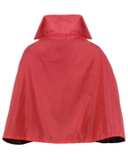 Children's Vampire Halloween Cape with Reversible Design and Stand Collar