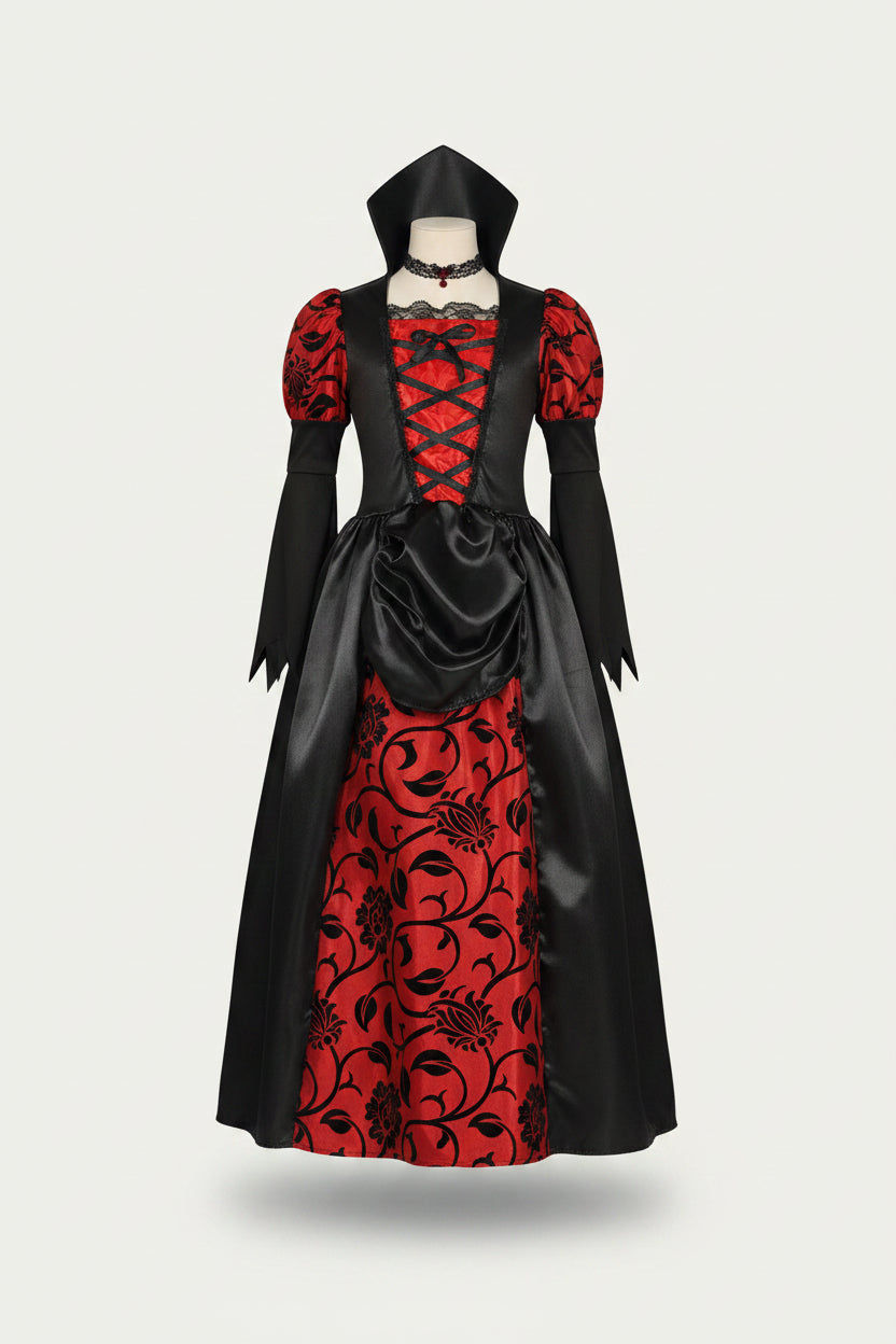 Children's Vampire Princess Halloween Costume Dress