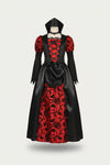 Robe de déguisement d’Halloween de princesse vampire pour enfants