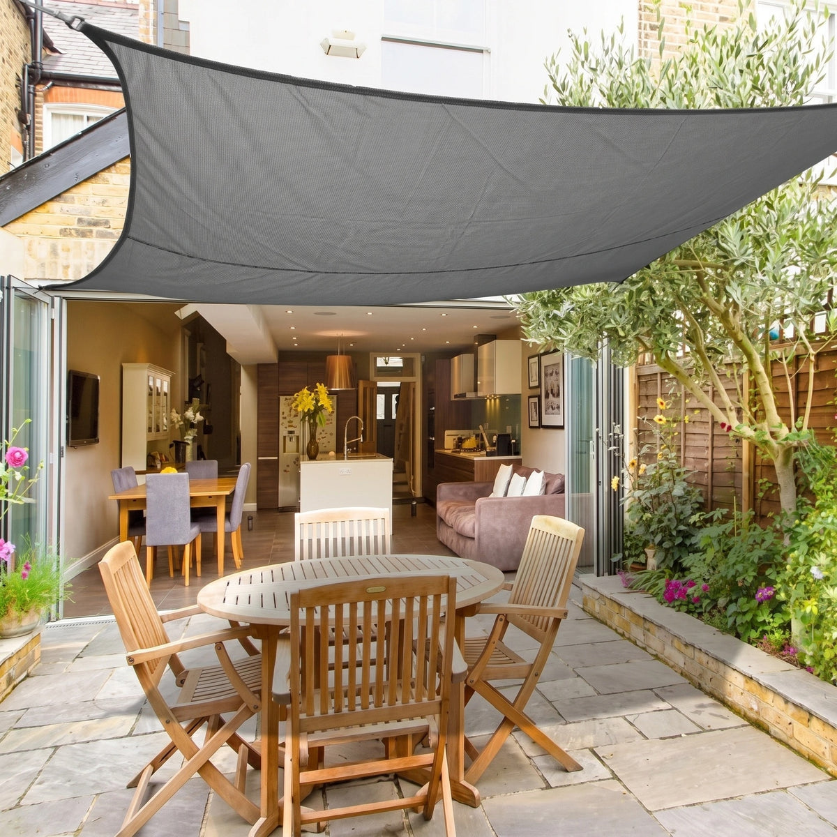 Sun Shade Sail | Patio Canopy | Outdoor Garden Cover
