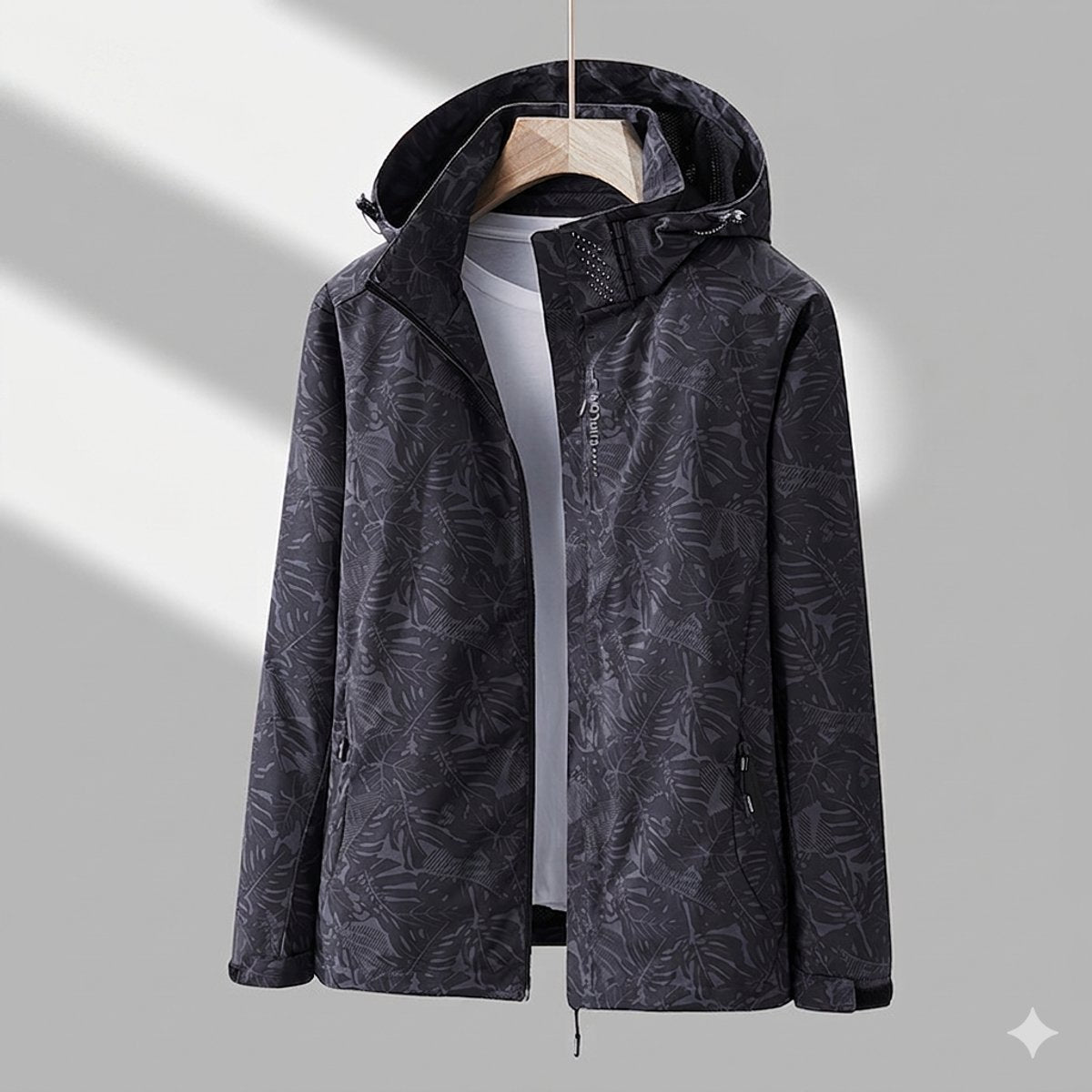 Veste d’hiver pour femme avec capuche et fermeture éclair sur le devant