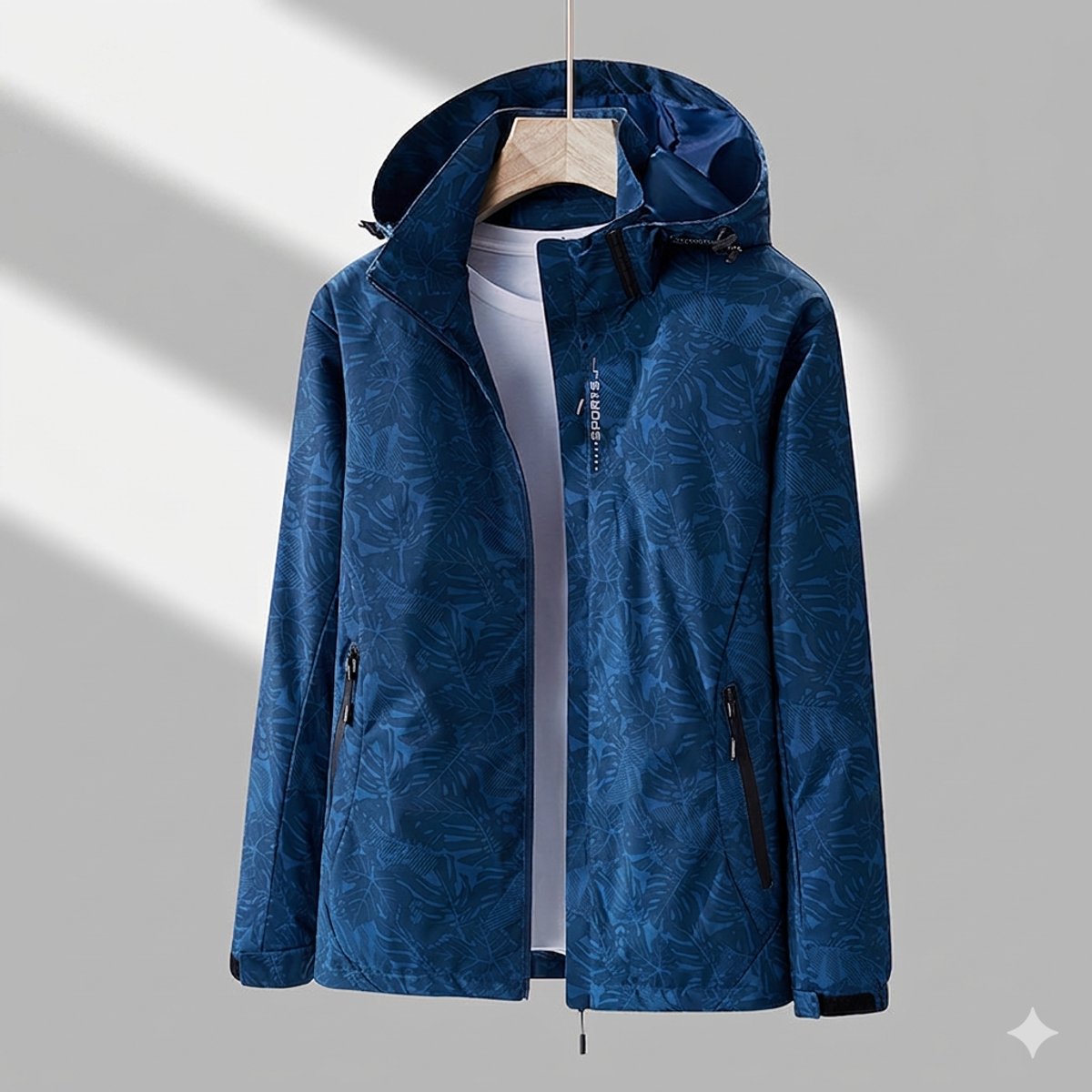 Veste d’hiver pour femme avec capuche et fermeture éclair sur le devant