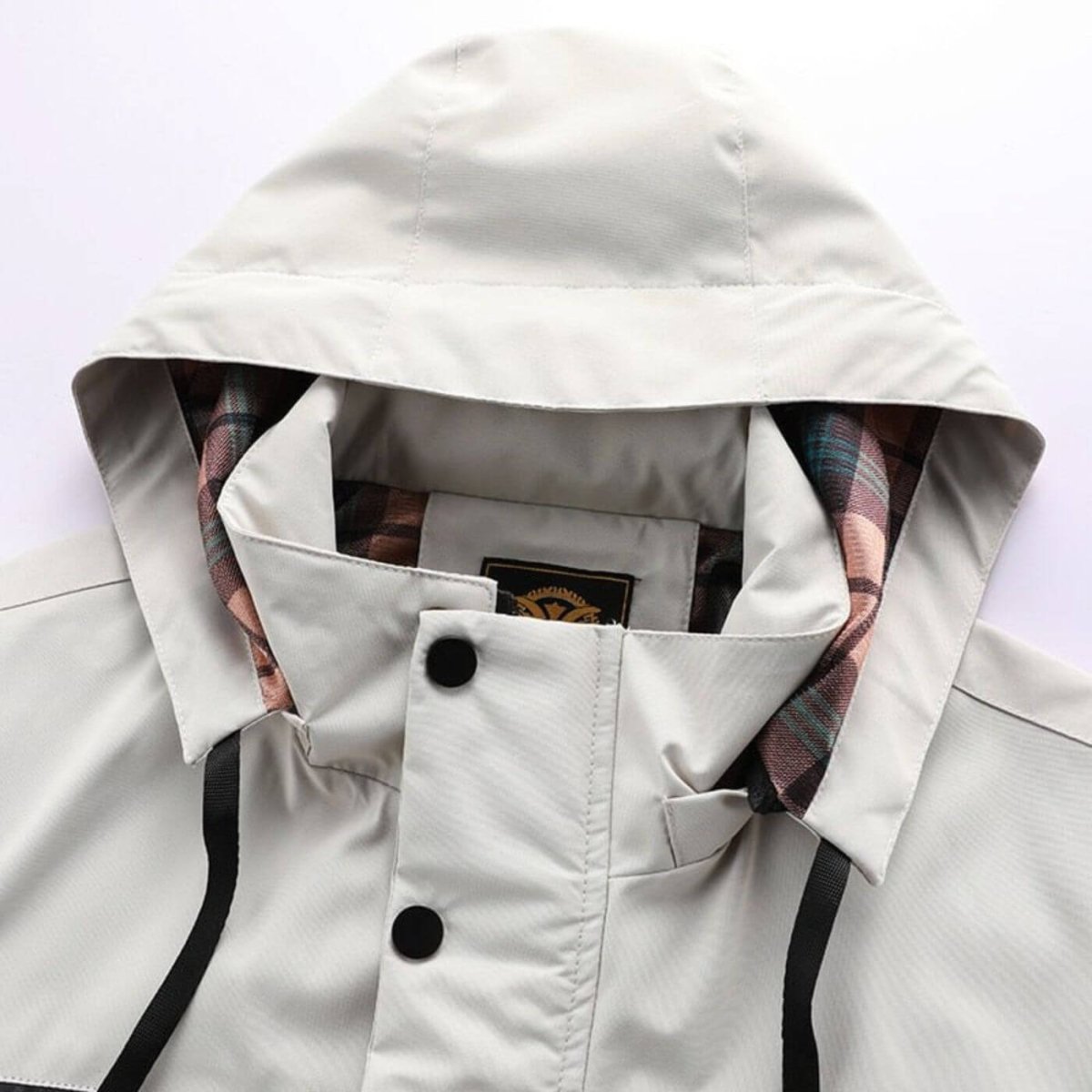 Veste d'hiver à capuche pour homme avec poches pratiques pour temps froid