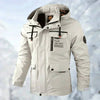 Men's Hooded Winter Jacket with Practical Pockets for Cold Weather