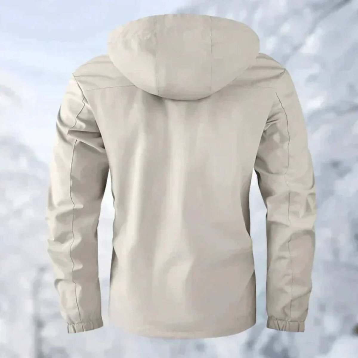 Veste d'hiver à capuche pour homme avec poches pratiques pour temps froid