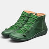 Bottines pour femmes à lacets avec fermeture éclair latérale