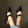 Women's Slingback Court Shoes with Pointed Toe Block Heel
