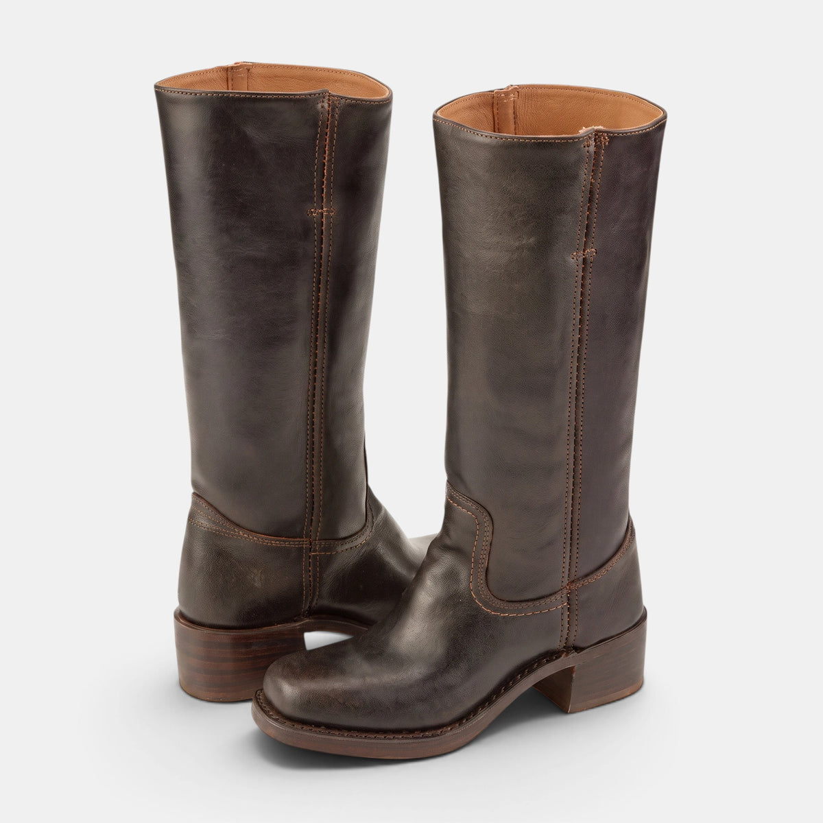 Women's Boots with Closed Toe Design and Block Heel