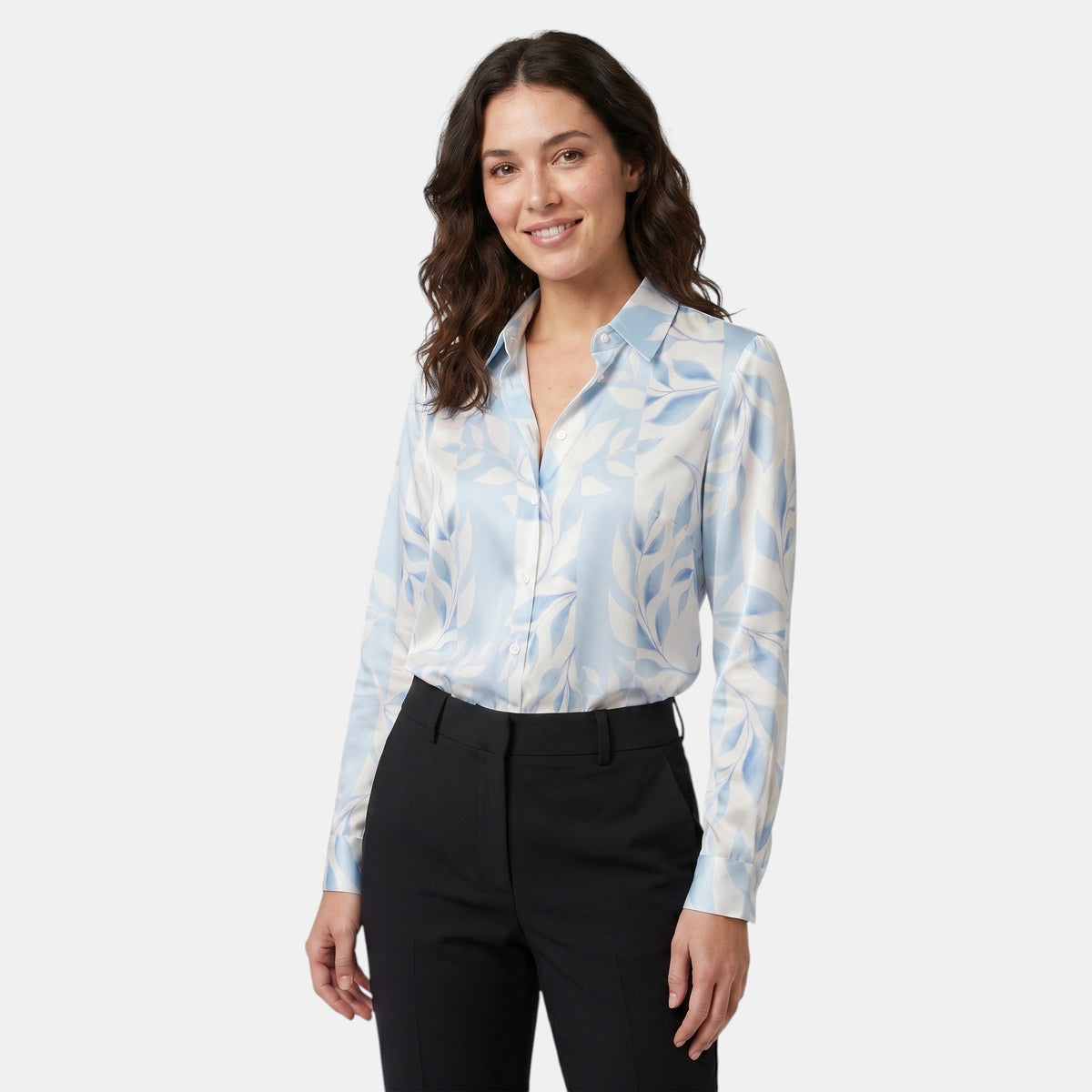 Women's Long Sleeve Floral Blouse Elegant Casual Shirt SnugBubs Australia