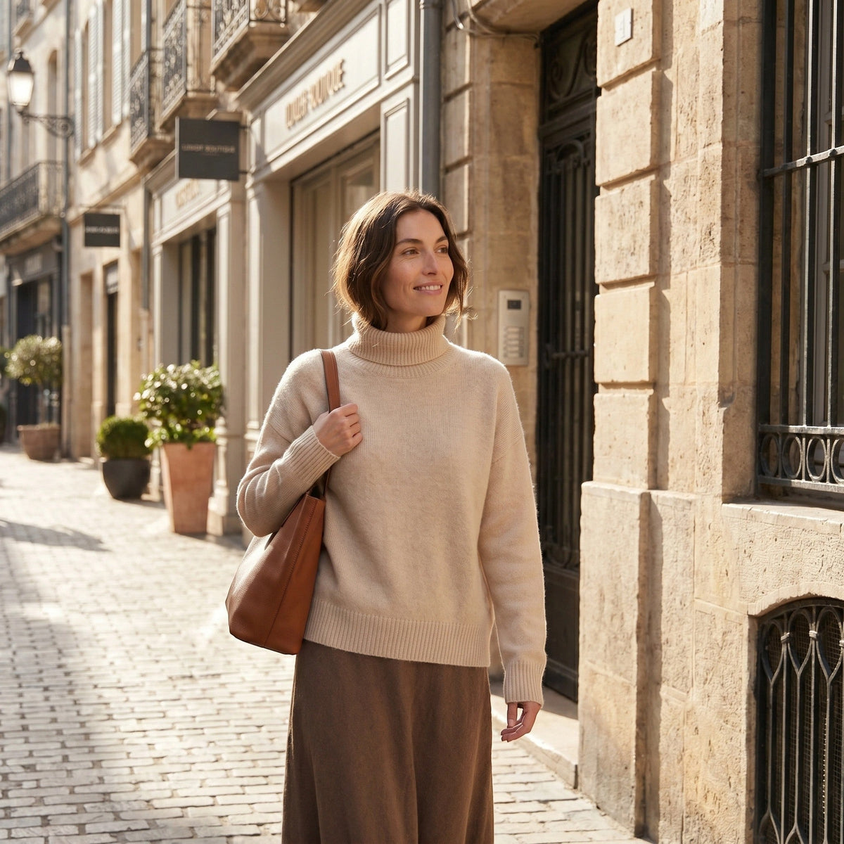 Women's Oversized Turtleneck Sweater for Elegant Style SnugBubs Australia