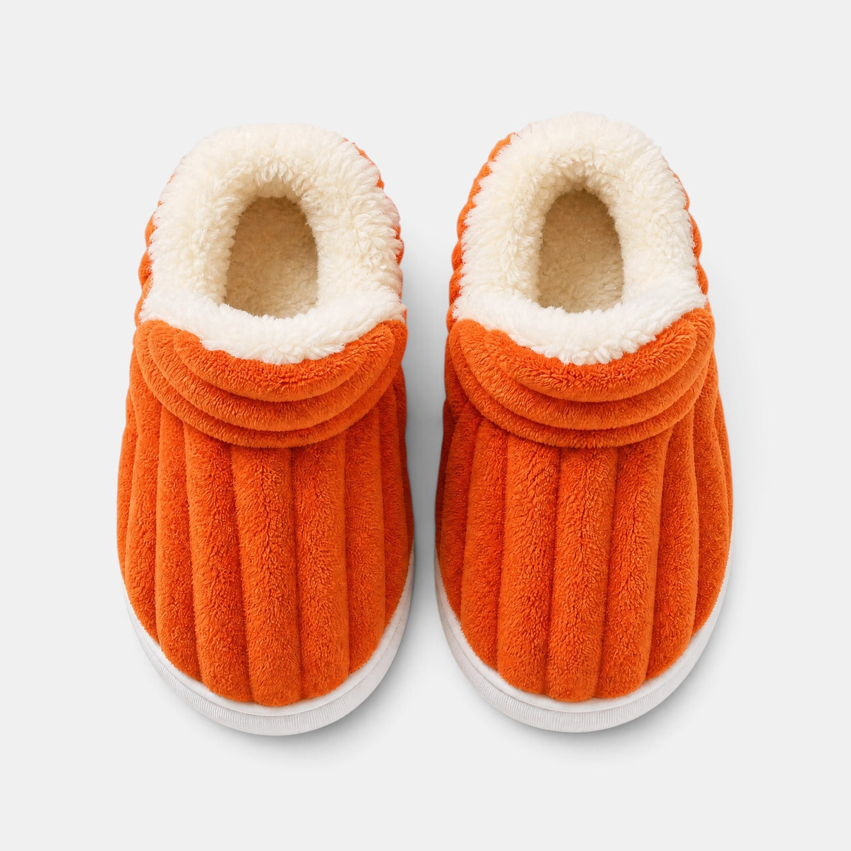 Chaussons pour femmes à bout fermé et semelle compensée