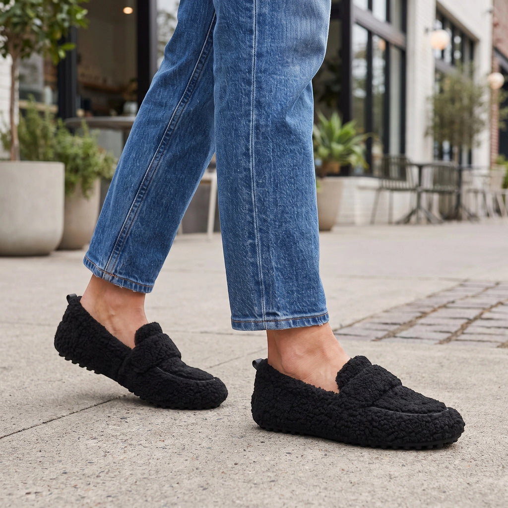 Mules pour femmes à enfiler avec bout rond