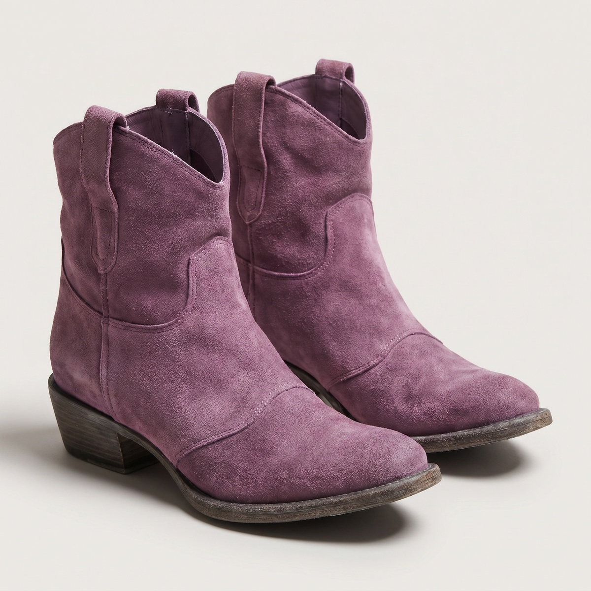 Bottines western pour femme avec languettes de tirage