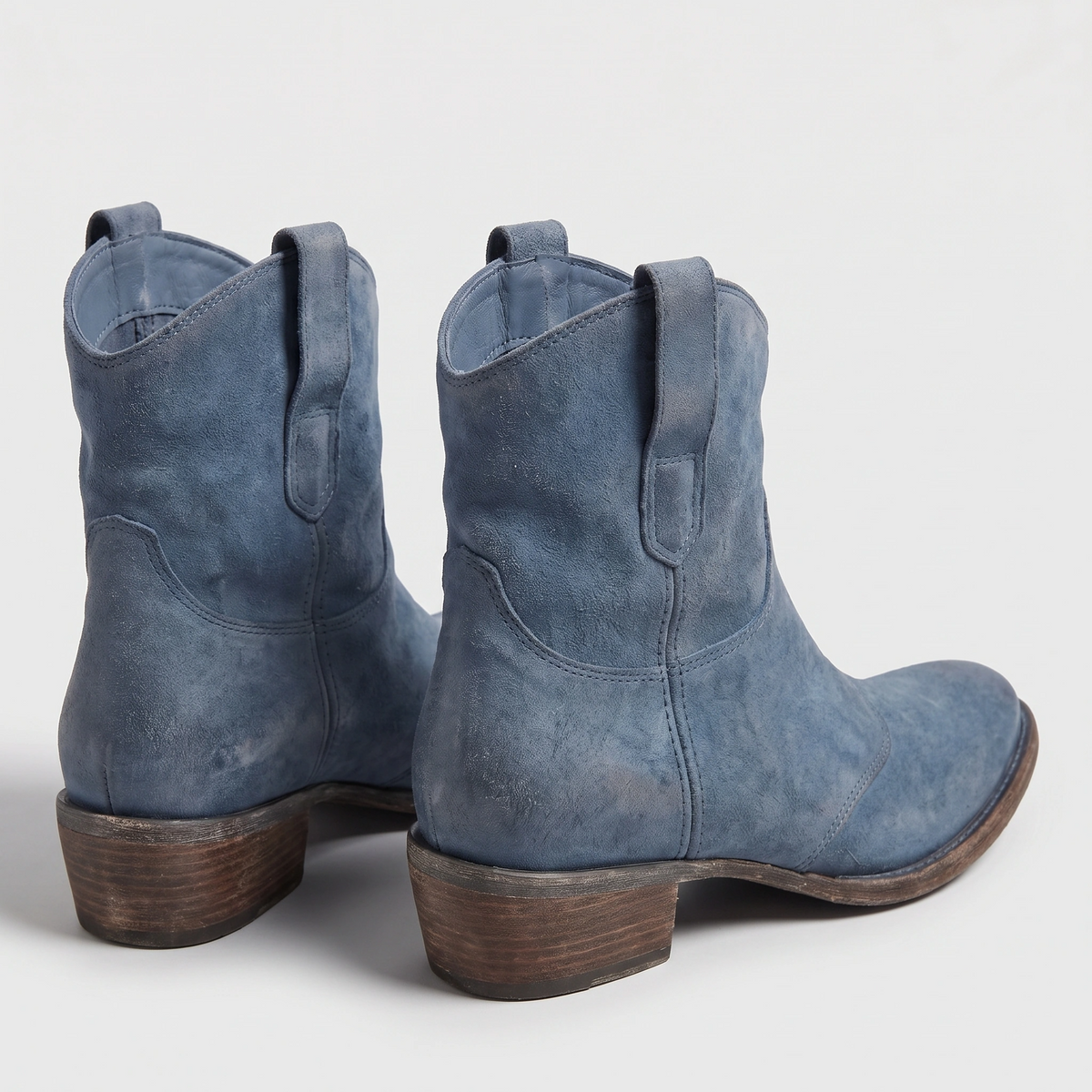 Bottines western pour femme avec languettes de tirage